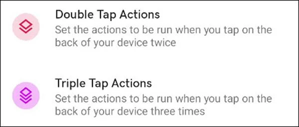Comment utiliser la fonction back tap sur Android