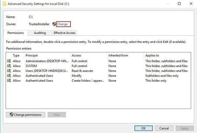 Fout opgelost bij het weigeren van toegang tot station C (toegang is geweigerd) in Windows 10 Fout opgelost bij het weigeren van toegang tot station C (toegang is geweigerd) in Windows 10