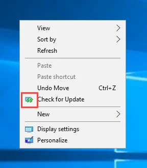 Windows Bağlam Menüsüne "Güncellemeleri Denetle" seçeneğini ekleme talimatları