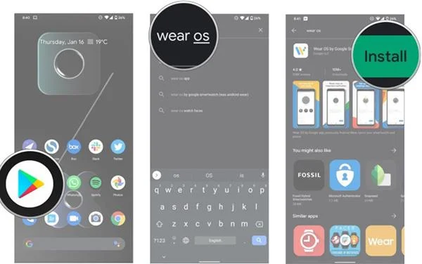 Cara menyambungkan jam tangan pintar Wear OS ke telefon Android