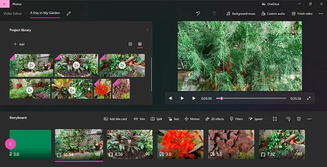 Video's maken met de Foto's-app op Windows 11