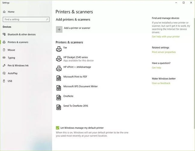 Bagaimana untuk menambah pencetak pada Windows 10