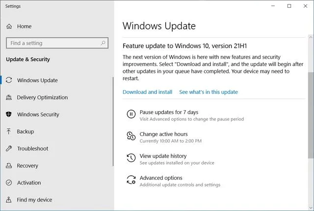 Birkaç yeni özellik ekleyen ve bazı eski özellikleri kaldıran Windows 10 21H1 piyasaya sürüldü