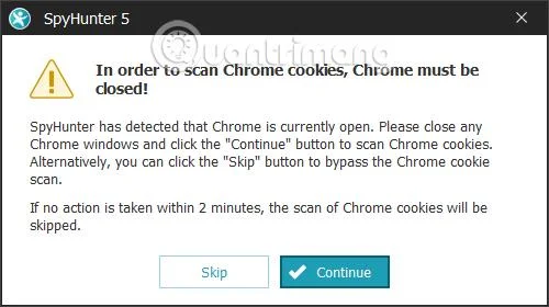Cara menggunakan SpyHunter untuk mengalih keluar perisian pengintip dan menghalang keylogger