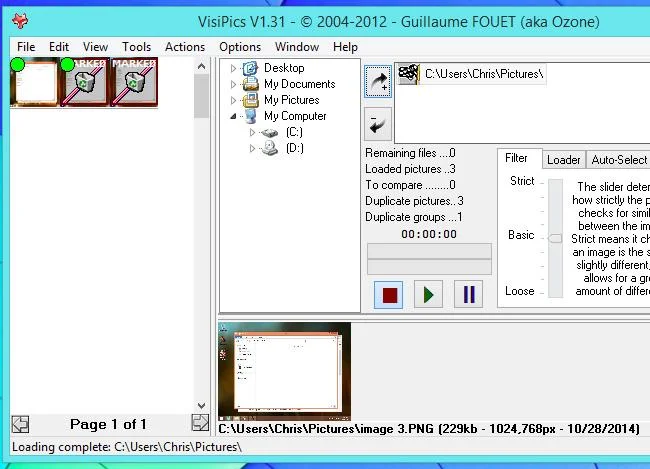 Arahan untuk mencari dan memadam fail pendua pada Windows