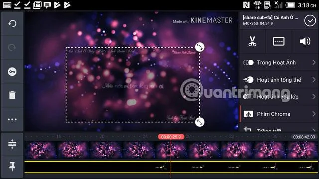 Instrucciones para crear subtítulos para vídeos en tu teléfono con KineMaster