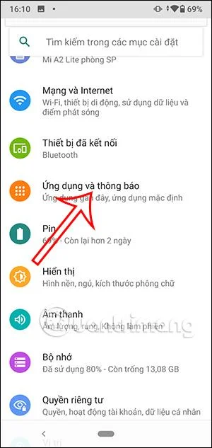 Comprobaciones de la versión de la aplicación de Android