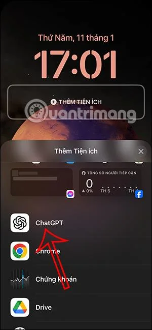 Bagaimana untuk menambah widget ChatGPT ke skrin kunci iPhone