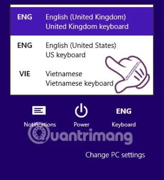 Bagaimana untuk menukar bahasa papan kekunci Windows 8/8.1