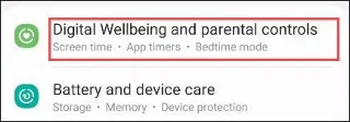 Samsung 設定を開く