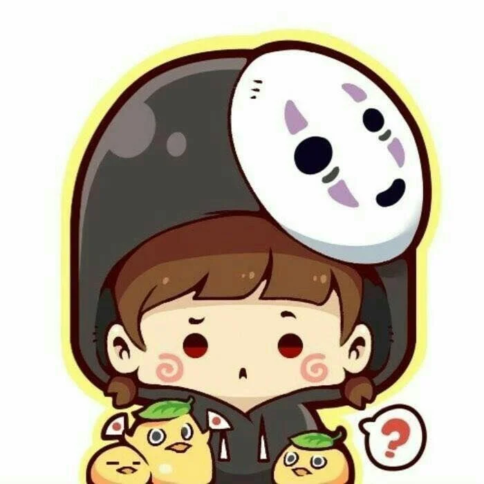 Awatar Chibi, uroczy awatar, piękny awatar Chibi