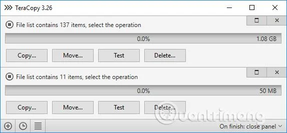 Cara menggunakan TeraCopy untuk mempercepatkan penyalinan fail