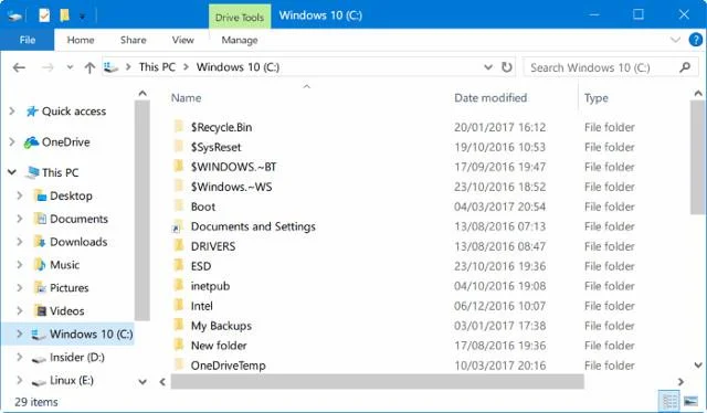 Bagaimana untuk mencari fail besar pada Windows 10