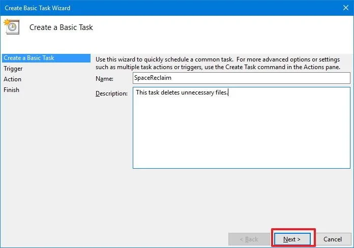 Kosongkan ruang cakera keras secara automatik pada Windows 10 dengan Pembersihan Cakera