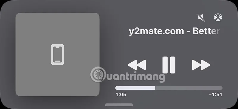 Cara menghidupkan main balik muzik skrin penuh dalam mod iPhone Sedia Sedia