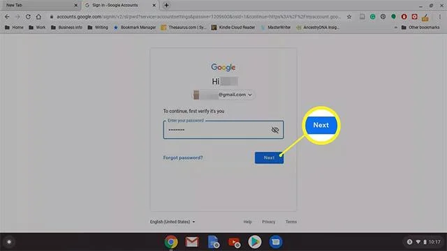 Wachtwoord wijzigen op Chromebook