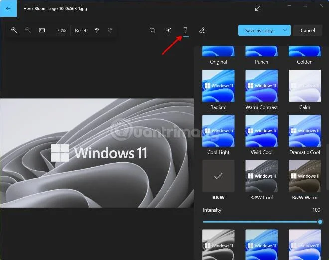 Hoe u kleurenfoto's naar zwart-wit converteert op Windows 11, zonder software te installeren