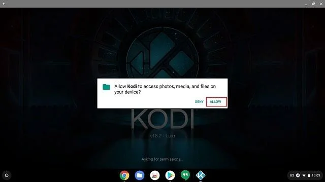 Kodi Chromebook'a nasıl yüklenir