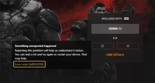 Foutcode 0x80242022 repareren bij het installeren van Xbox-games op Windows