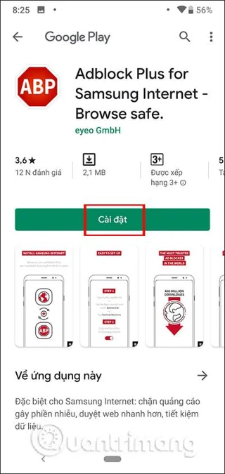 Bagaimana untuk menyekat iklan pada pelayar Internet Samsung