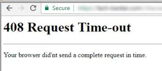 Hoe u de 408 Request Time-out-fout kunt oplossen