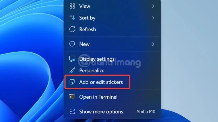Hoe stickers toe te voegen aan het Windows 11-scherm