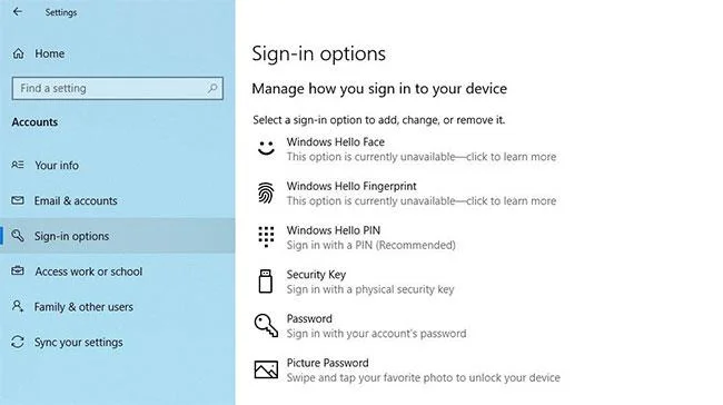 Supprimez le dossier Ngc dans Windows 10