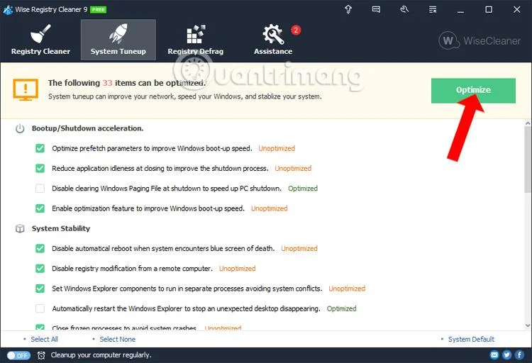 Kayıt defteri hatalarını temizlemek ve düzeltmek için Wise Registry Cleaner nasıl kullanılır?