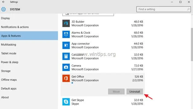 Windows 10/8.1/8'de Modern uygulamaları kaldırma talimatları