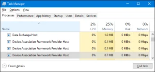 Device Association Framework Provider Host とは何ですか? なぜコンピューター上で実行されるのですか?