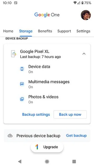 Como usar o Google One para fazer backup do telefone Android
