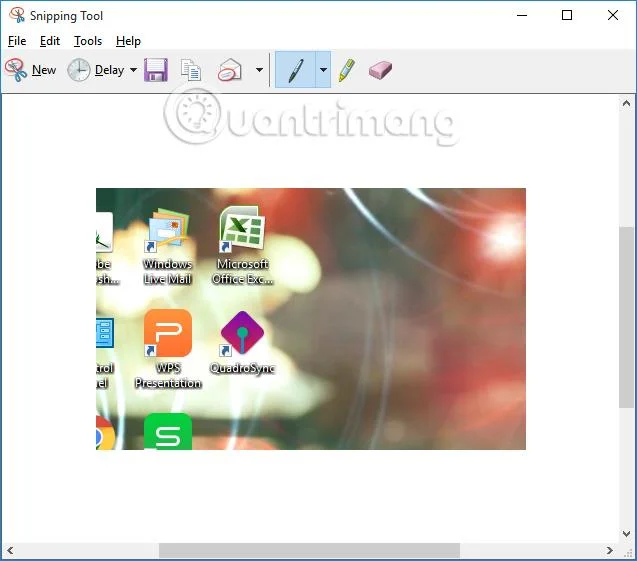 Bagaimana untuk menangkap kawasan skrin Windows 10 menggunakan Alat Snipping