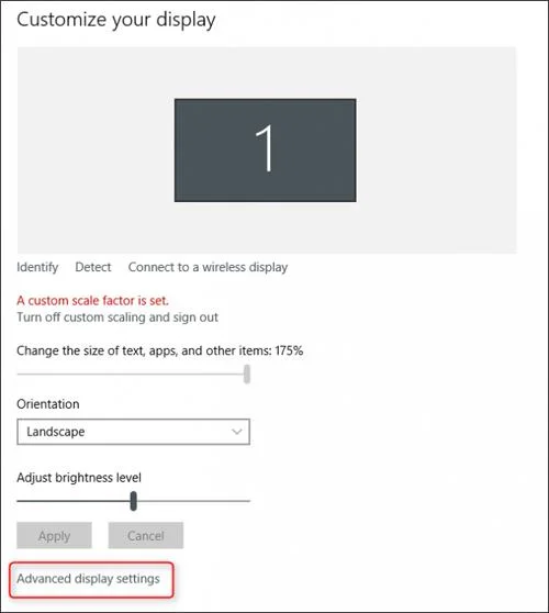 Hoe u de Custom Scale Factor Is Set-fout in Windows 10 kunt oplossen