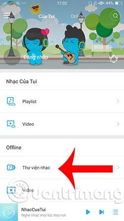 Cómo descargar la lista de reproducción completa de Nhaccuatui a tu teléfono
