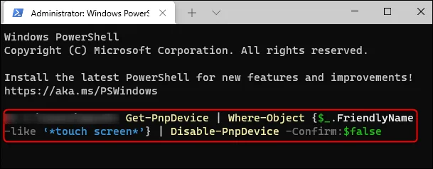 Hoe het touchscreen uit te schakelen in Windows 11