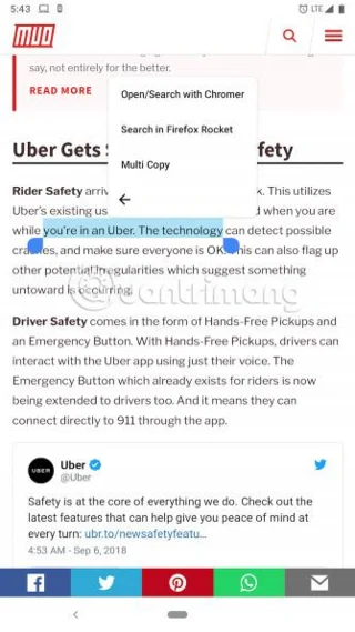 7 aplikasi menjadikannya lebih mudah untuk memilih teks semasa menyalin pada Android
