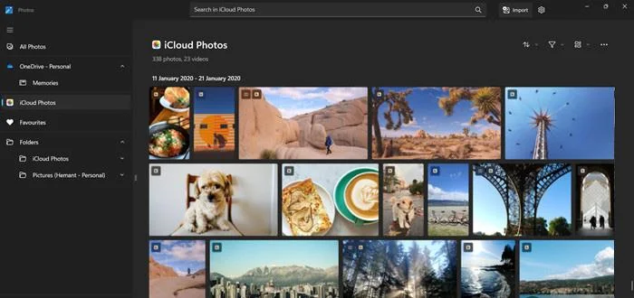 Hoe u iCloud-foto's kunt openen en downloaden via de standaard Foto's-applicatie op Windows 11