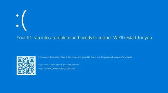 DPC Watchdog İhlali nedir? Windows'ta DPC Watchdog İhlali hatası nasıl düzeltilir