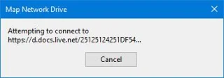 Windows 10'da OneDrive'ı bir ağ sürücüsü olarak eşleme