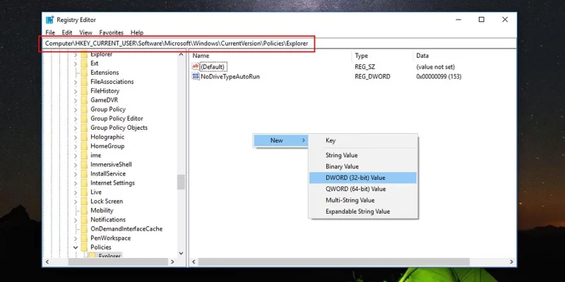 Bagaimana untuk melumpuhkan kawasan pemberitahuan dalam Windows 10