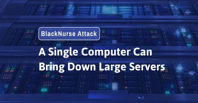 Black Nurse DDoS Attack Illustration