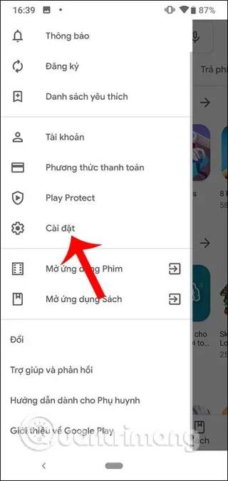 Cara mendayakan kawalan ibu bapa di Gedung Google Play