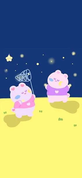 Kertas dinding comel untuk telefon pintar