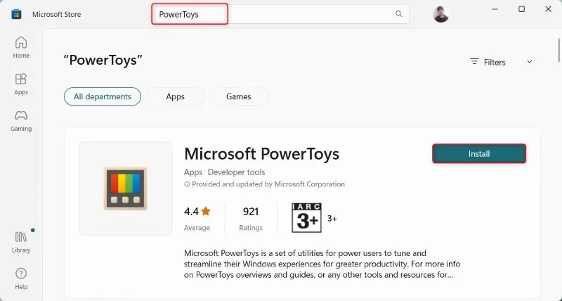 Comment installer Microsoft PowerToys sur Windows 11
