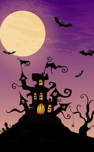 Kertas dinding Halloween untuk telefon