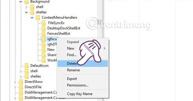 Bagaimana untuk mempercepatkan paparan menu klik kanan pada Windows 10