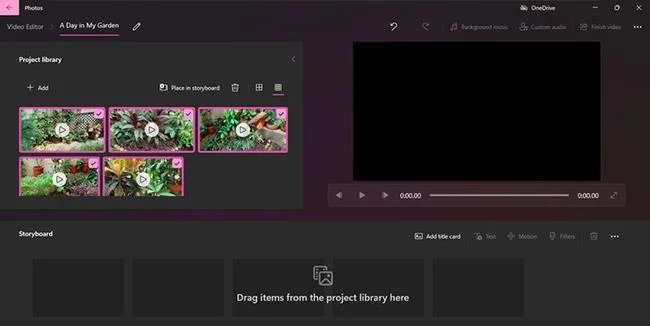 Video's maken met de Foto's-app op Windows 11