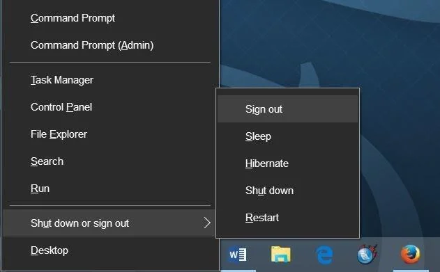 Pintasan untuk memulakan Windows 10 dalam mod Hibernate atau matikan dengan cepat