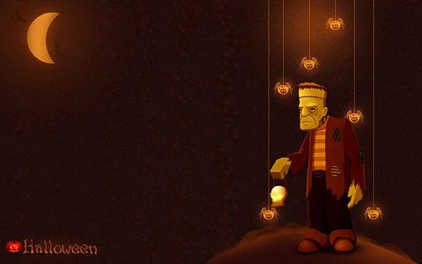 Fondo de pantalla de Halloween para ordenadores.