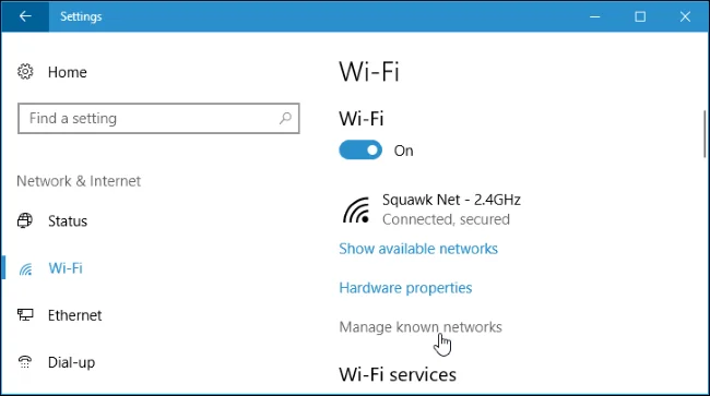 Arahan tentang cara menghalang Windows daripada menyambung secara automatik ke Wi-Fi